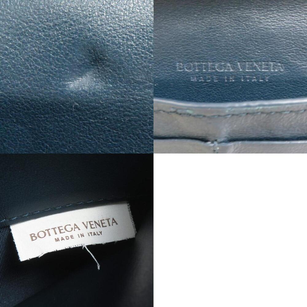 Bottega Veneta long wallet in intrecciato leather blue-green for men and wome... - Picture 5 of 5